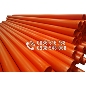 Ống nhựa HDPE 200 cam/vàng 